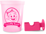 Dunking Buddy Pink Cup & Tray